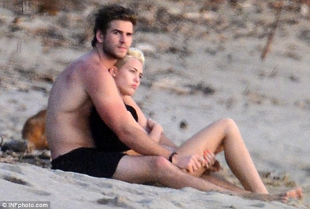 Miley Cyrus and  Liam Hemsworth in Costa Rica