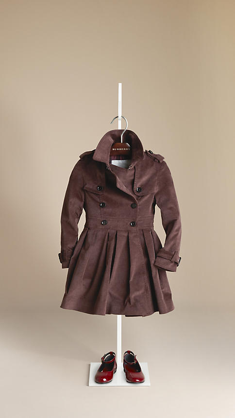 girl trench coat Burberry ss 2013
