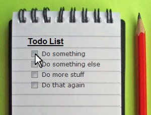 task list