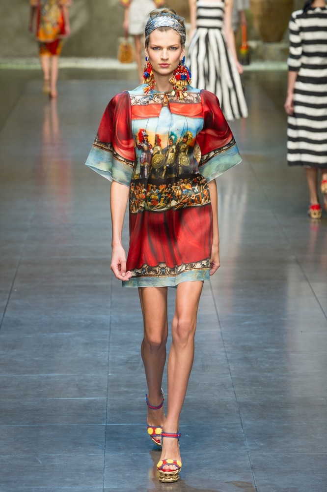 krasivue printu Dolce & Gabbana vesna-leto 2013