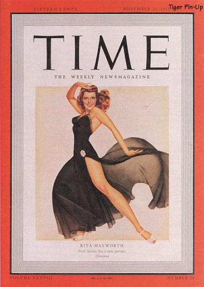 time magazin and pin-up girl