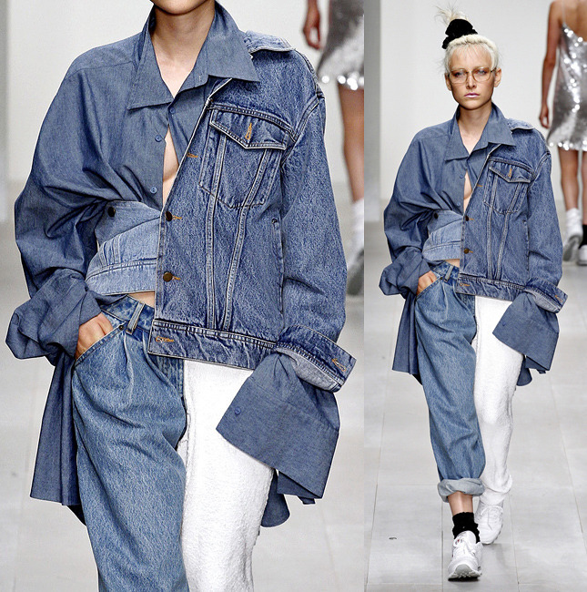 Ashish denim look