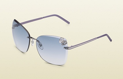 gucci sunglasses with small filiree butteerfly on lens