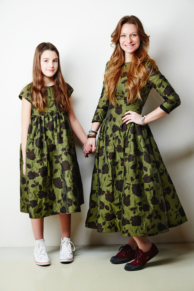 Alexander Terekhov for kids 2014 green dress