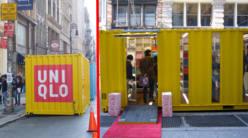 uniqlo pop up store