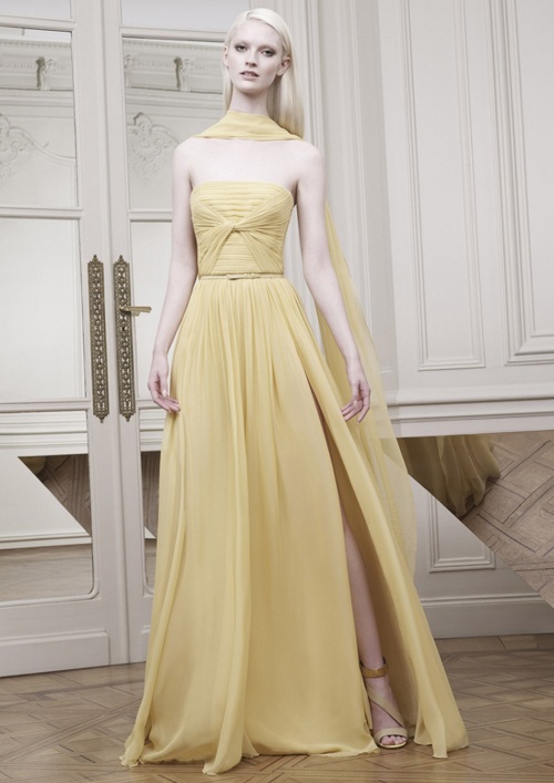 Elie Saab resort 2015 yellow line 1