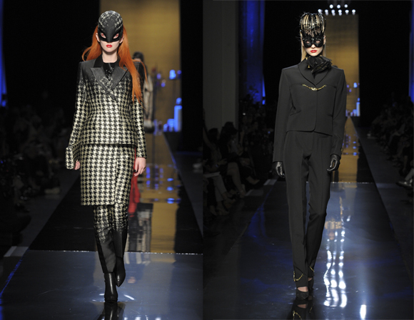 Jean Paul Gaultier Haute Couture 2014-2015 black mask