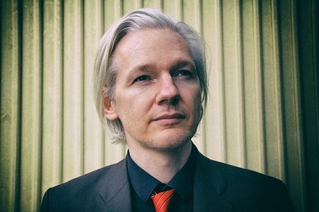 assange in LFW 2014