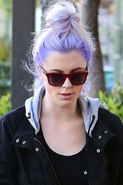 EXCLUSIVE - Ireland Baldwin goes with purple for spring