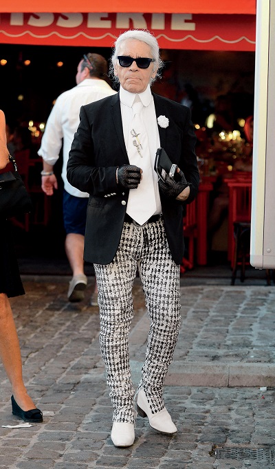 Karl Lagerfeld out and about, Saint-Tropez, France - 31 Jul 2013