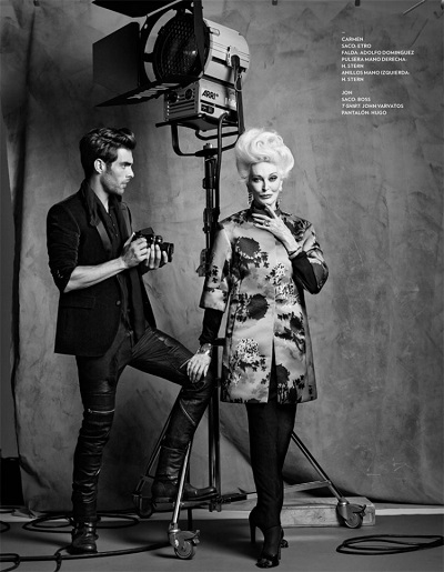 Jon-Kortajarena-and-Carmen-DellOrefice-for-El-Libro-Amarillo-august-2014