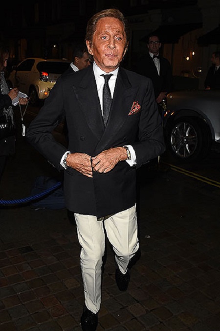 Mario Testino 60th Birthday Bash at the Chiltern Firehouse restaurantFeaturing: ValentinoWhere: London, United KingdomWhen: 29 Oct 2014Credit: WENN.com