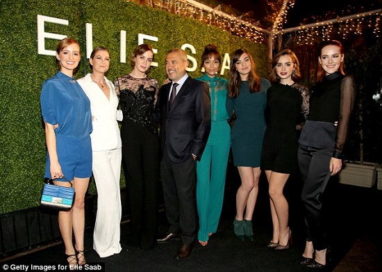 Elie Saab with celebrity