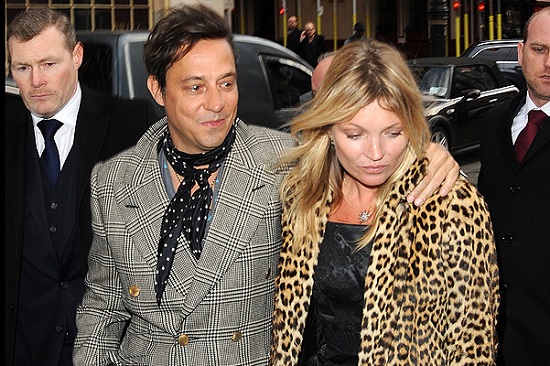 Kate Moss and Jamie Hince arrive at a restaurant for Kates 40th BirthdayFeaturing: Kate Moss and Jamie HinceWhere: London, United KingdomWhen: 16 Jan 2014Credit: WENN.com