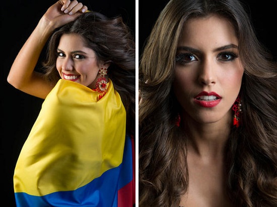 miss universe 2015 flags colombia