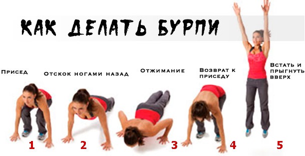 Бурпи – одно упражнение на все группы мышц - Dolio.ru