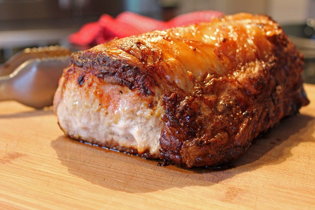 Мясо в духовке на протвине из свинины